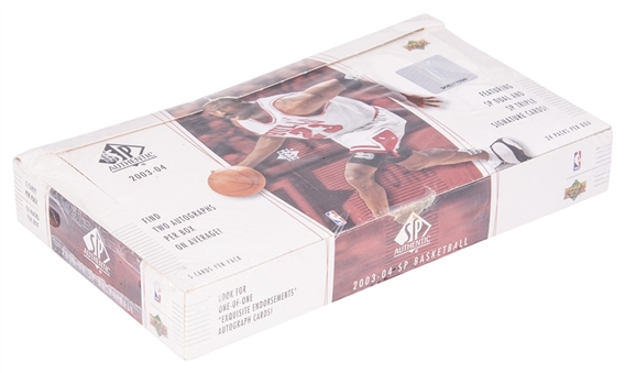 2003-04 Upper Deck SP Basketball Sealed Hobby Box